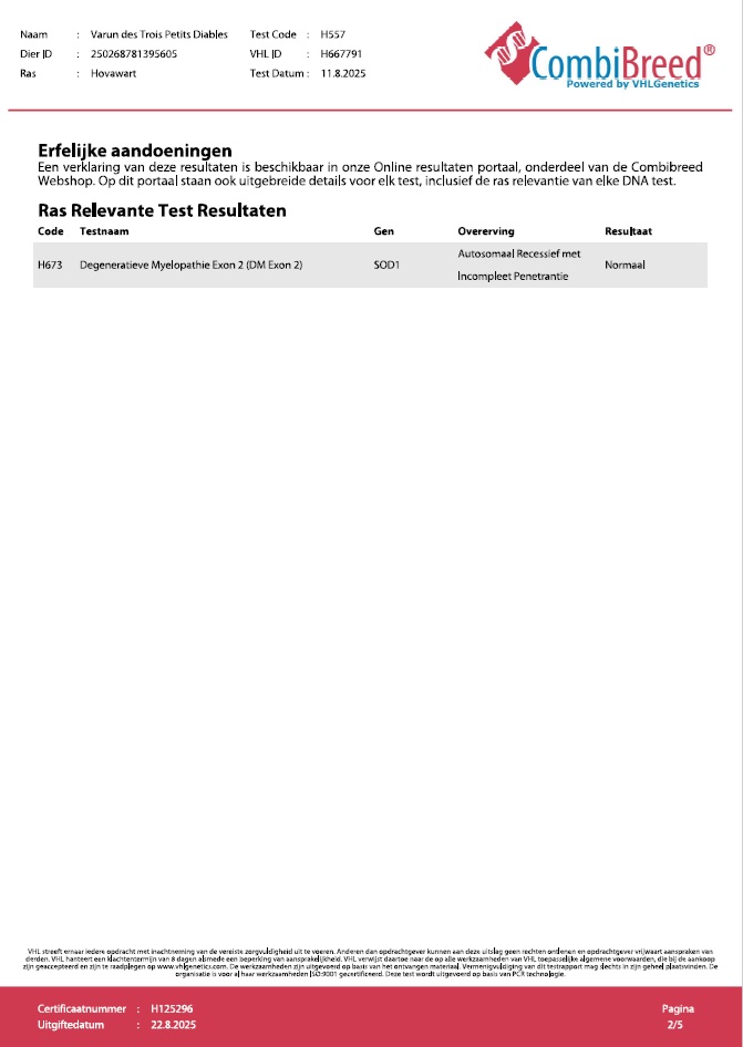 20250811 Varun des Trois Petits Diables DM certificaat